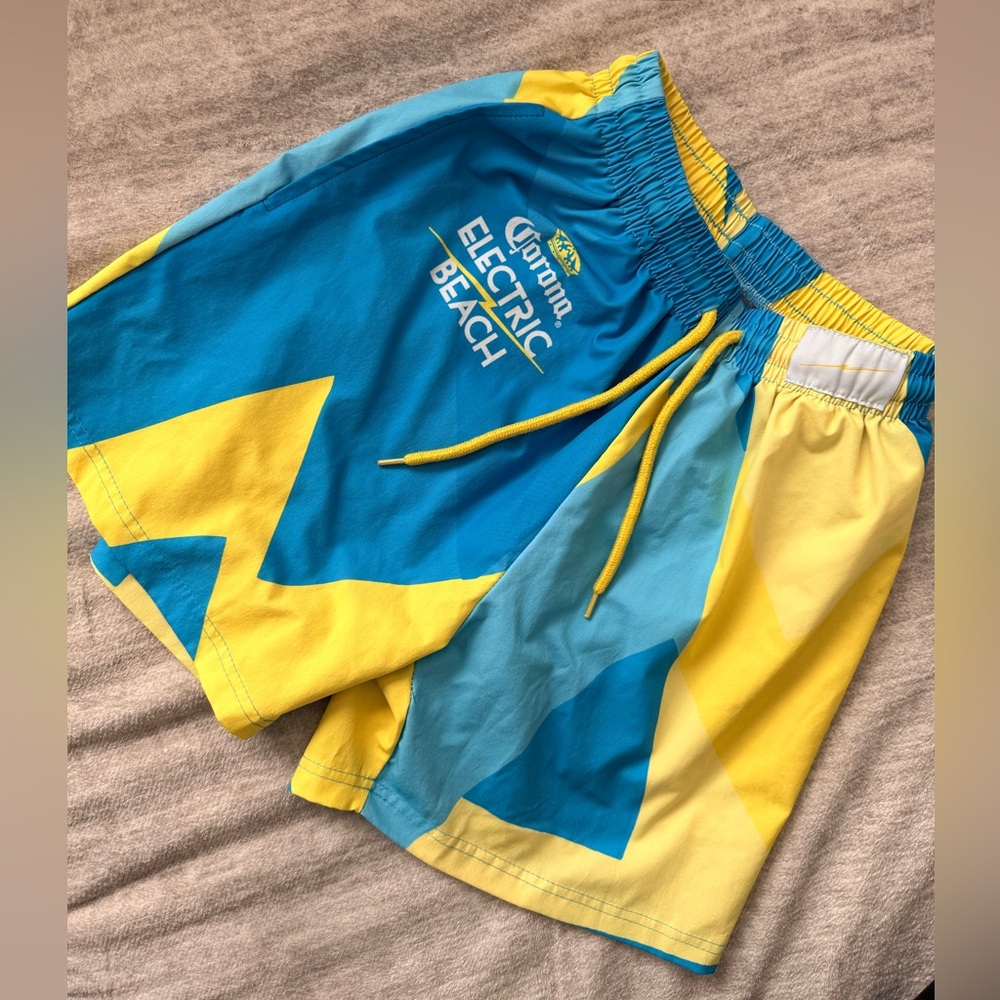 Corona Blue and Yellow Shorts